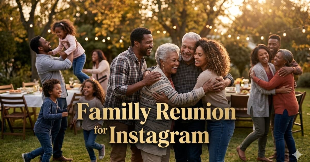 Family Reunion Captions for Instagram