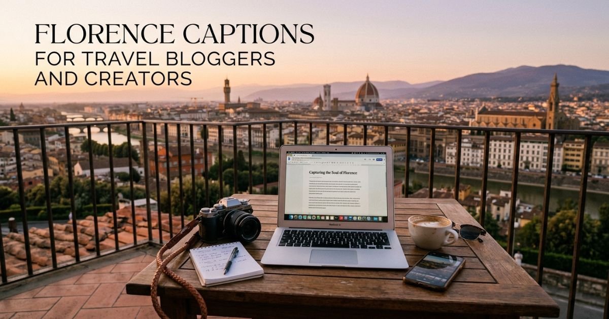 Florence Captions for Travel Bloggers and Creators