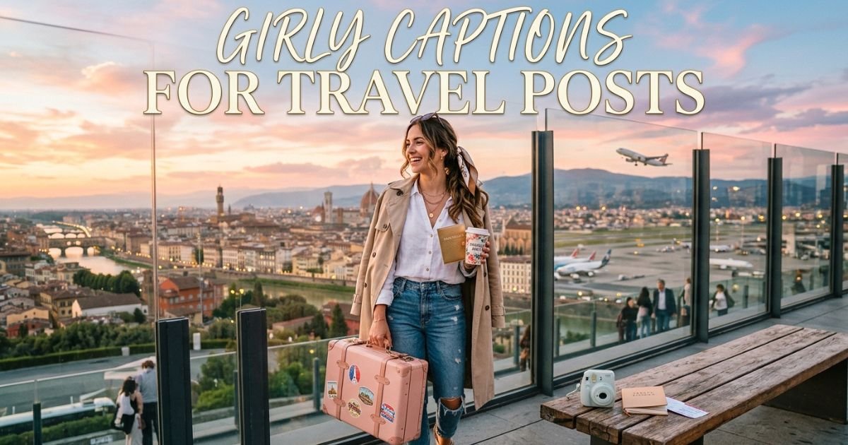 Girly Captions for Travel Posts