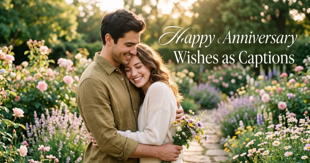 Happy Anniversary Wishes as Captions