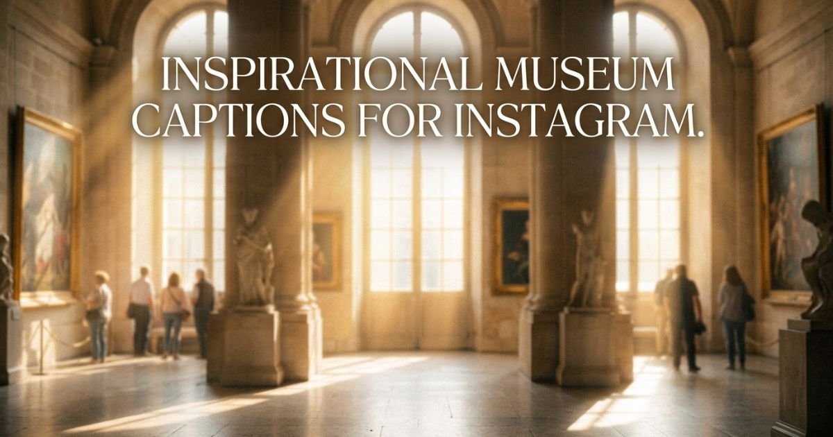 Inspirational Museum Captions for Instagram