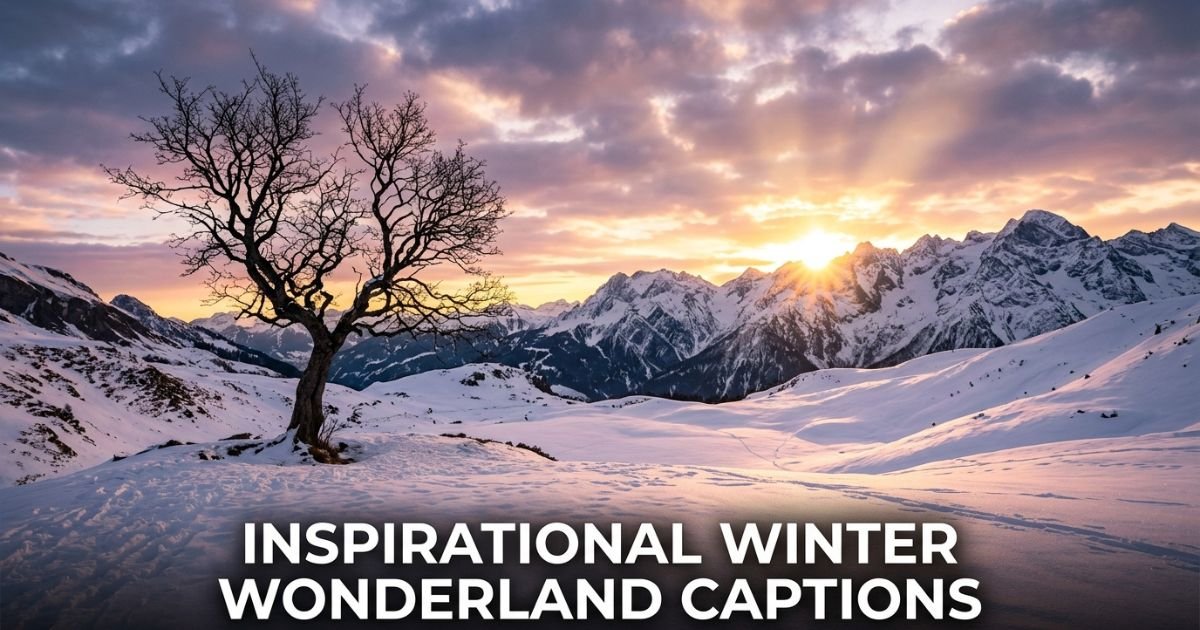 Inspirational Winter Wonderland Captions
