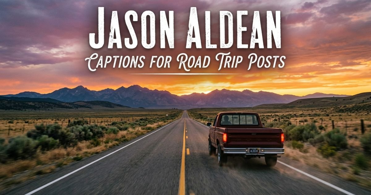 Jason Aldean Captions for Road Trip Posts