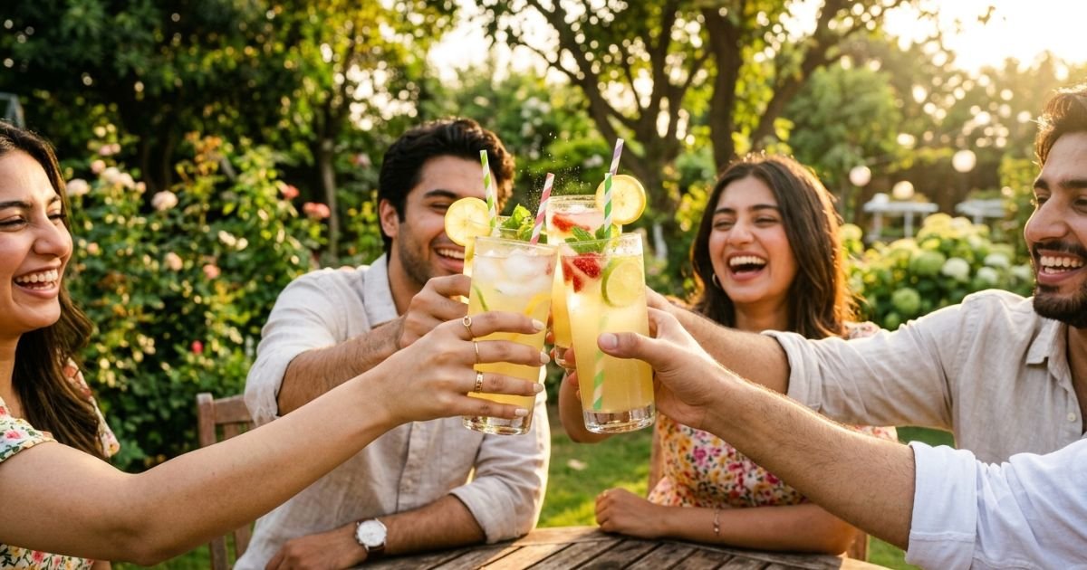 Lemonade Captions With Friends