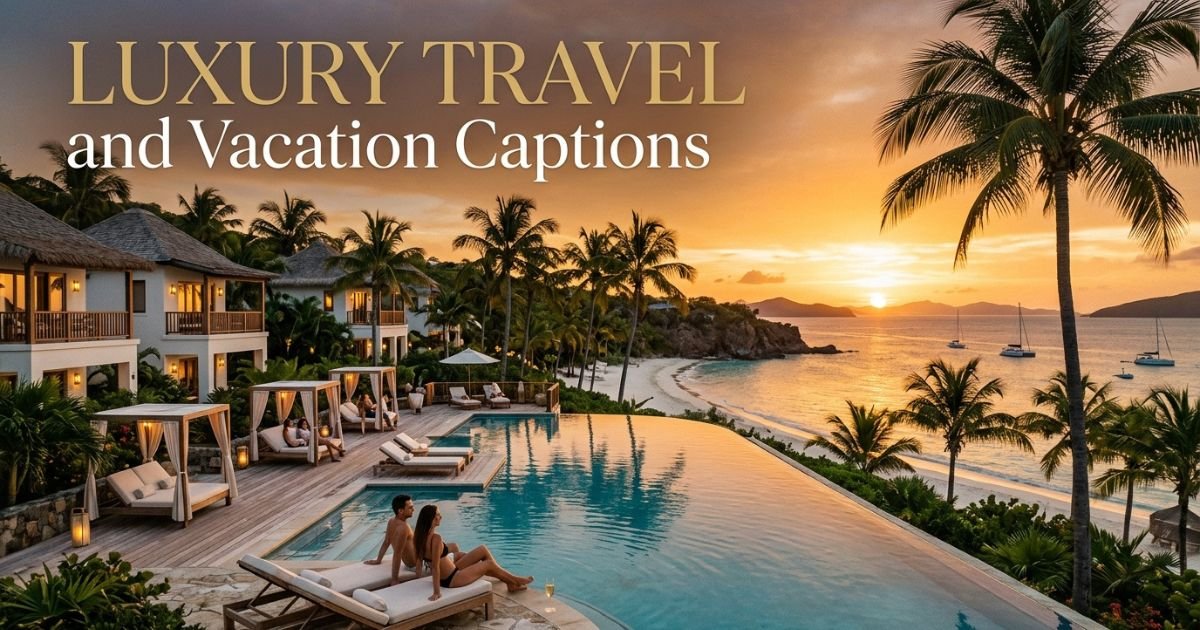 Luxury Travel and Vacation Captions