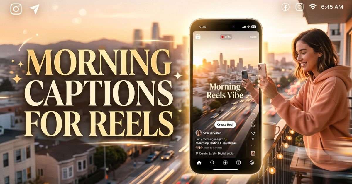 Morning Captions for Reels