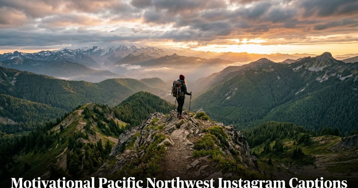 Motivational Pacific Northwest Instagram Captions