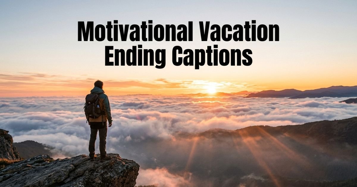 Motivational Vacation Ending Captions