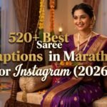 520+ Best Saree Captions in Marathi for Instagram (2026)