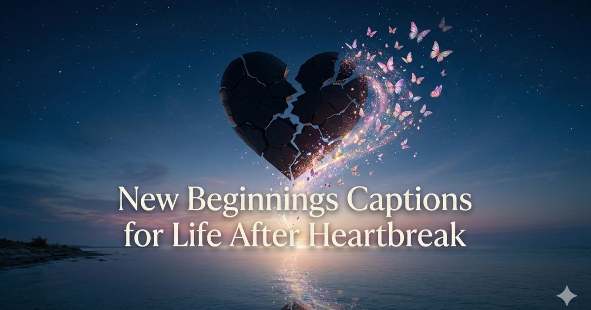 New Beginnings Captions for Life After Heartbreak