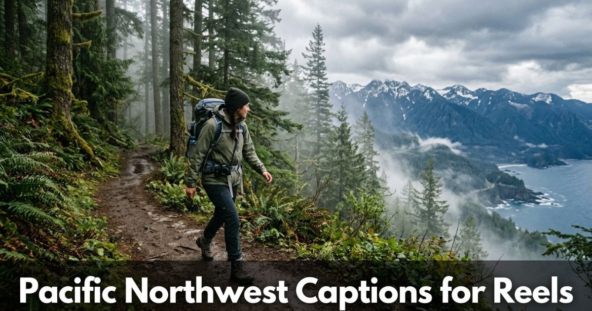 Pacific Northwest Captions for Reels