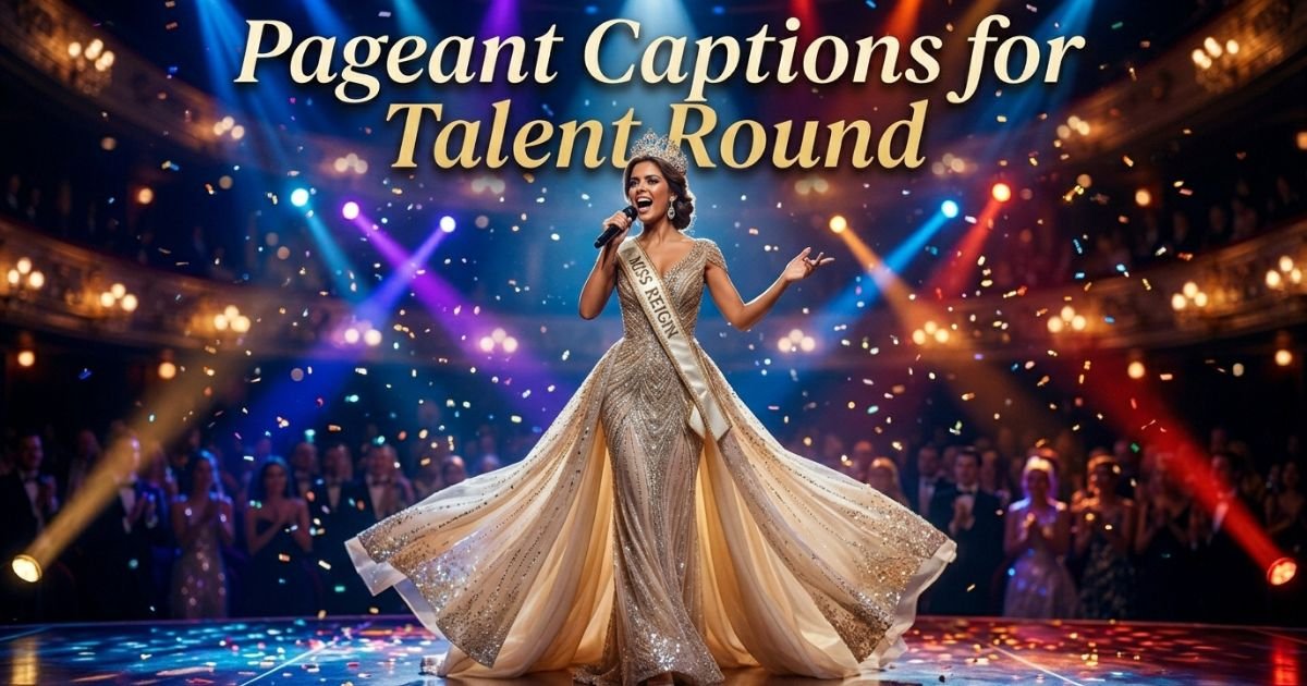 Pageant Captions for Talent Round