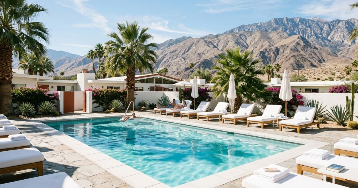 Palm Springs Pool Captions