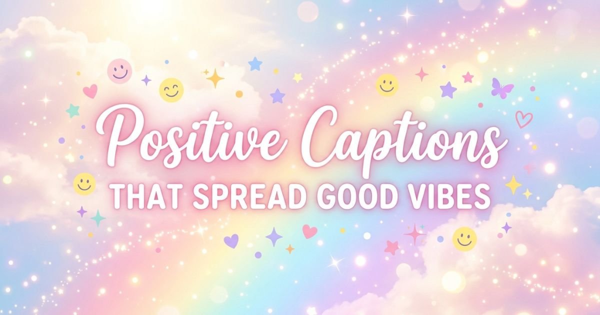Positive Captions That Spread Good Vibes
