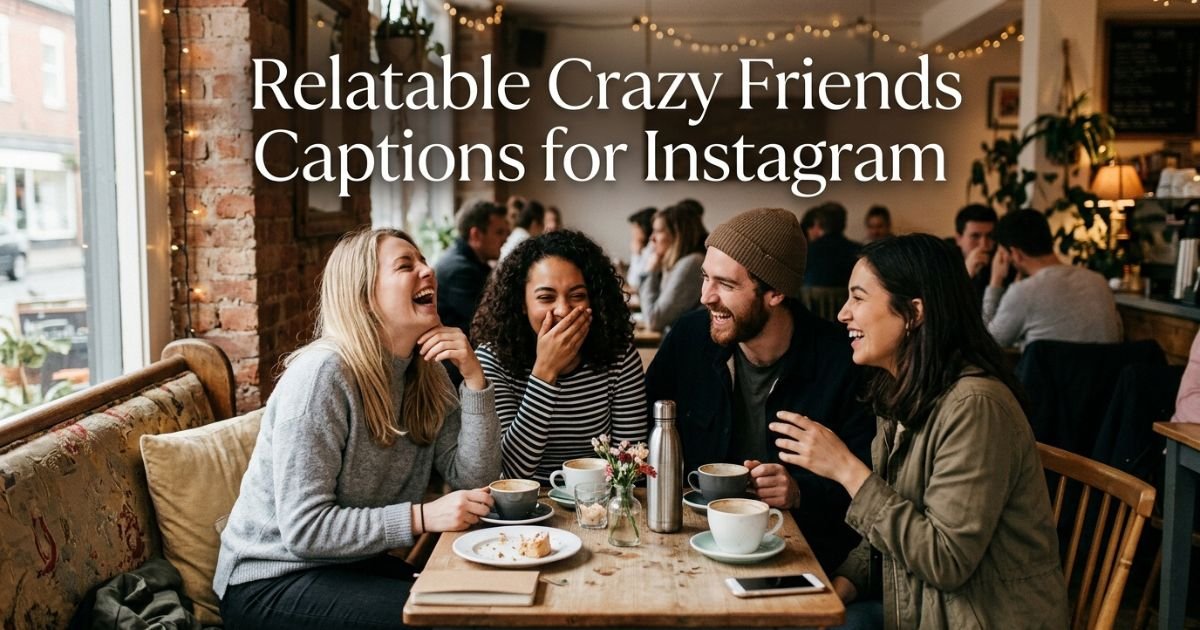 Relatable Crazy Friends Captions for Instagram