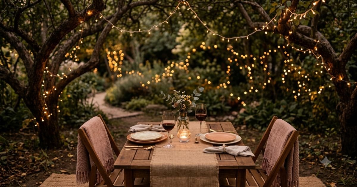 Romantic Fairy Light Captions for Couples