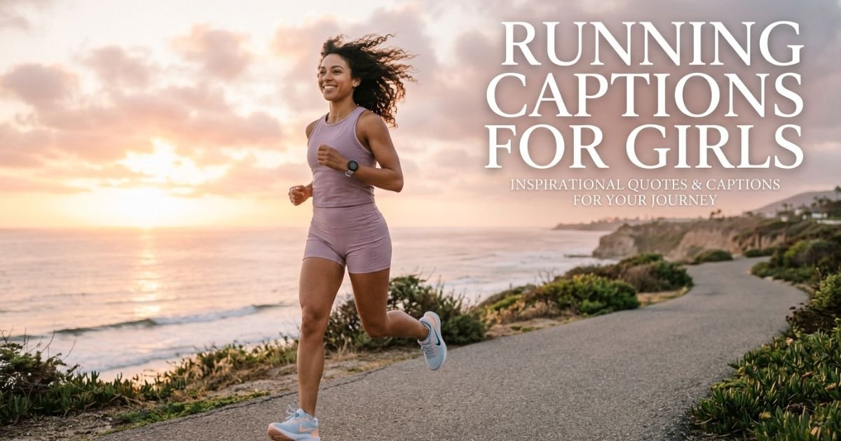Running Captions for Girls