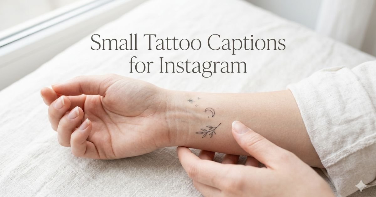 Small Tattoo Captions for Instagram