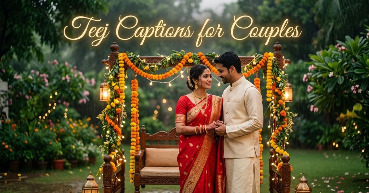 Teej Captions for Couples
