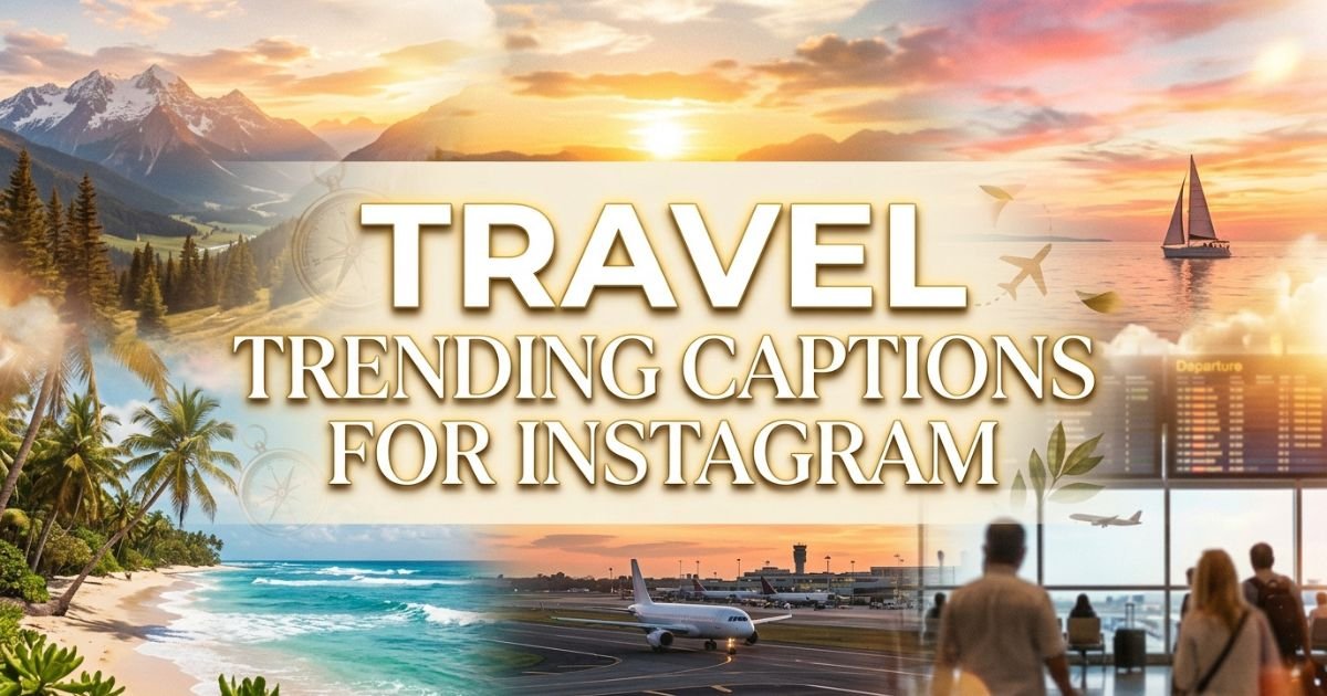 Travel Trending Captions for Instagram