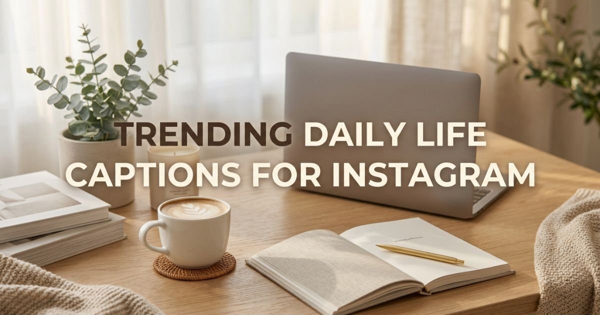 Trending Daily Life Captions for Instagram