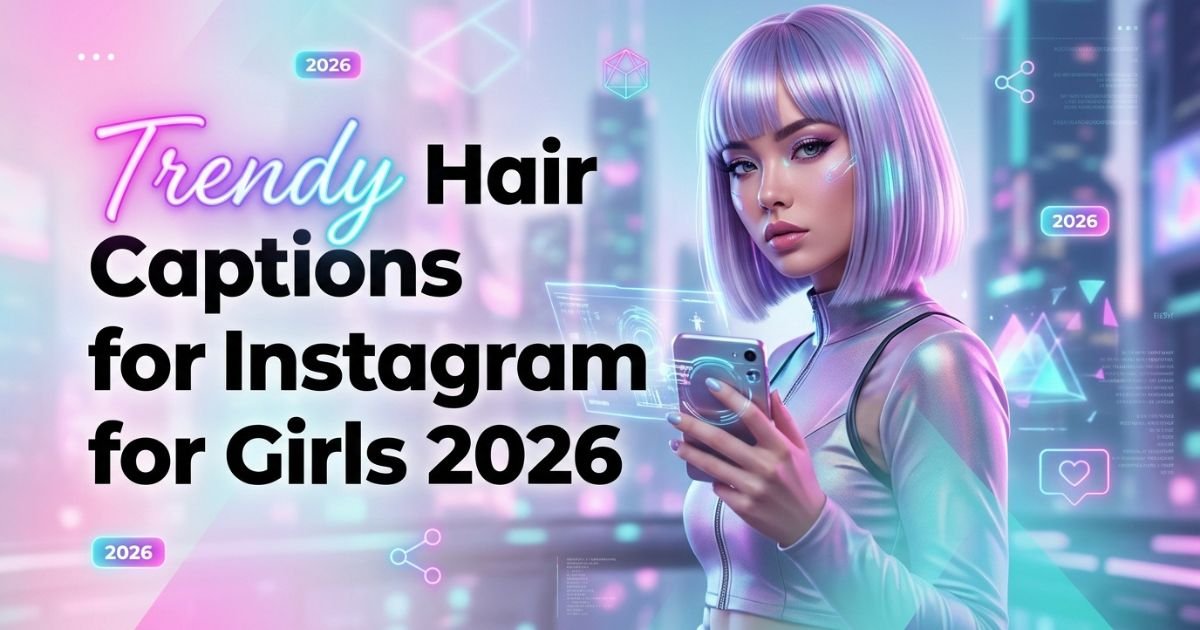 Trendy Hair Captions for Instagram for Girls 2026