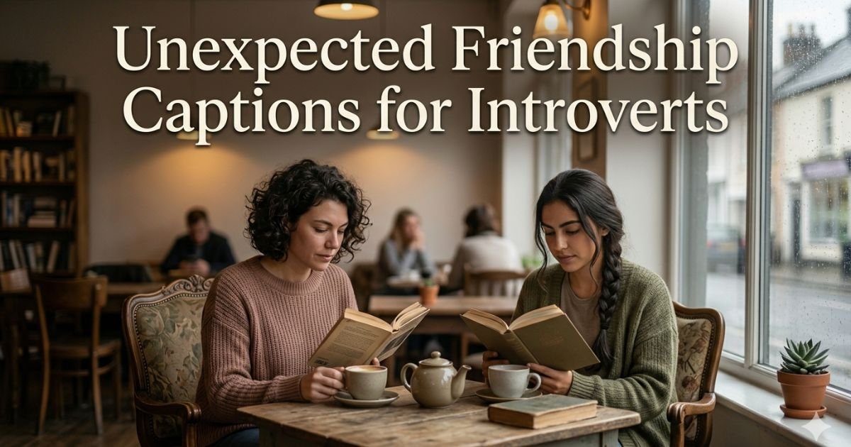 Unexpected Friendship Captions for Introverts