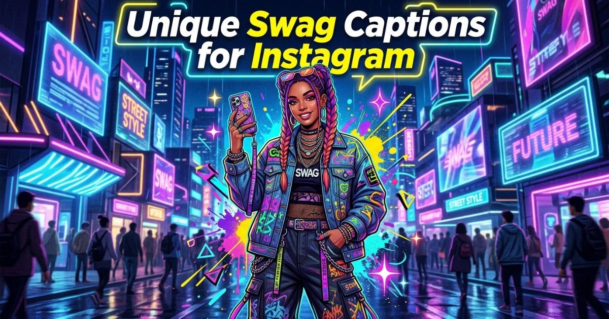 Unique Swag Captions for Instagram