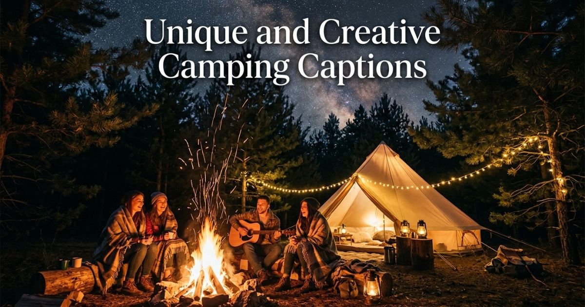 Unique and Creative Camping Captions
