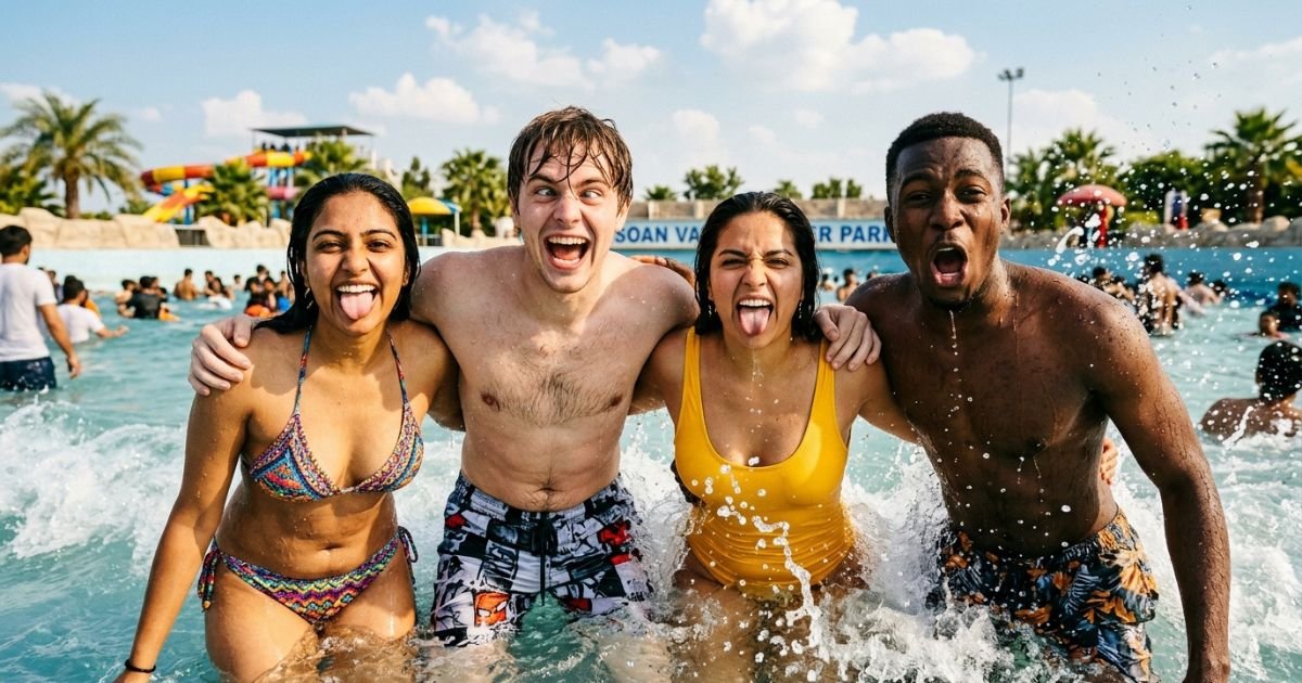 Water Park Captions for Friends and Squad