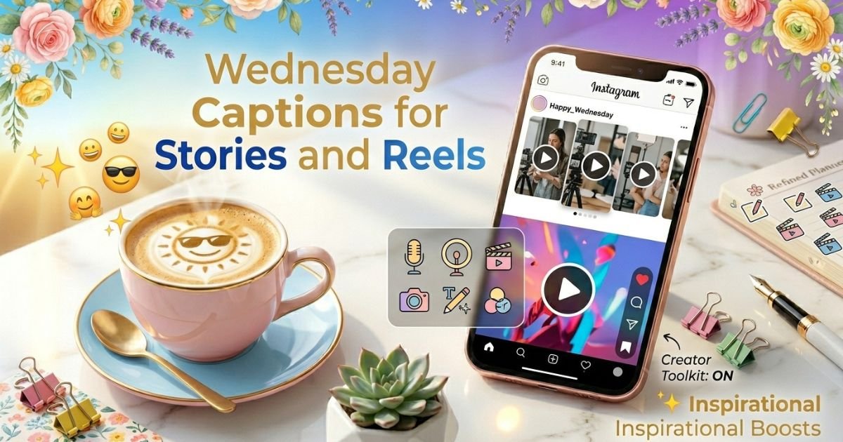 Wednesday Captions for Stories and Reels