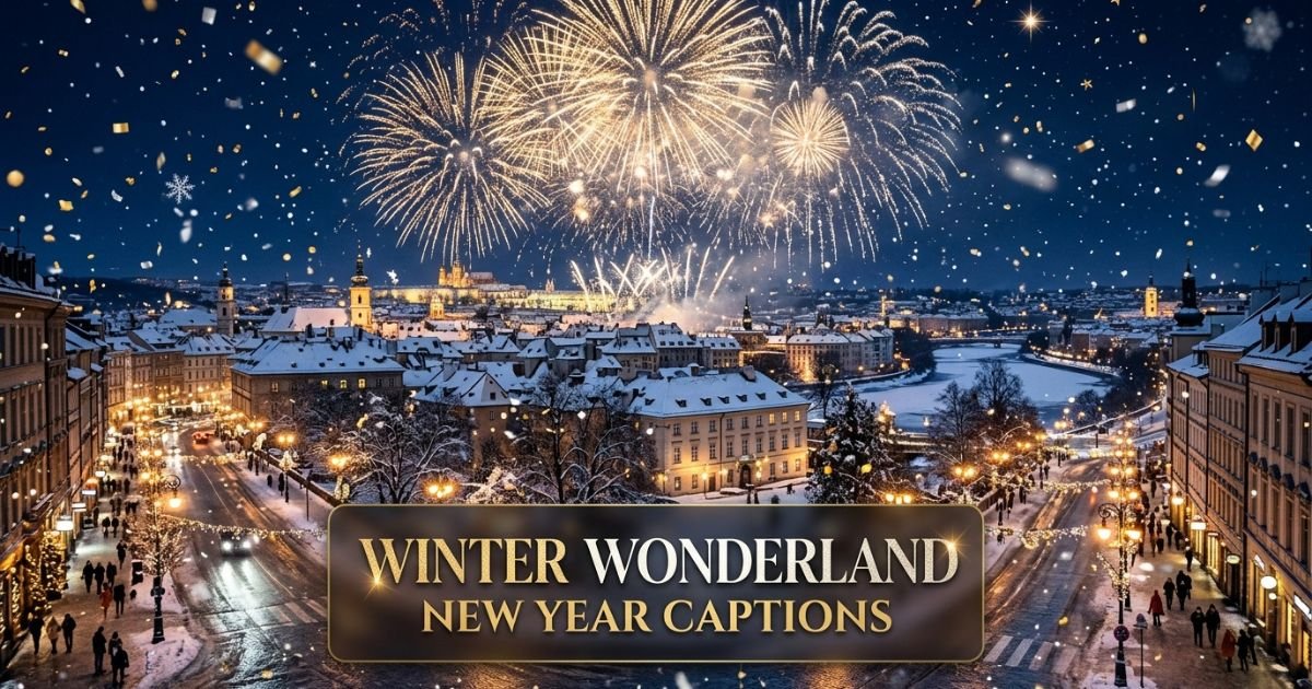 Winter Wonderland New Year Captions
