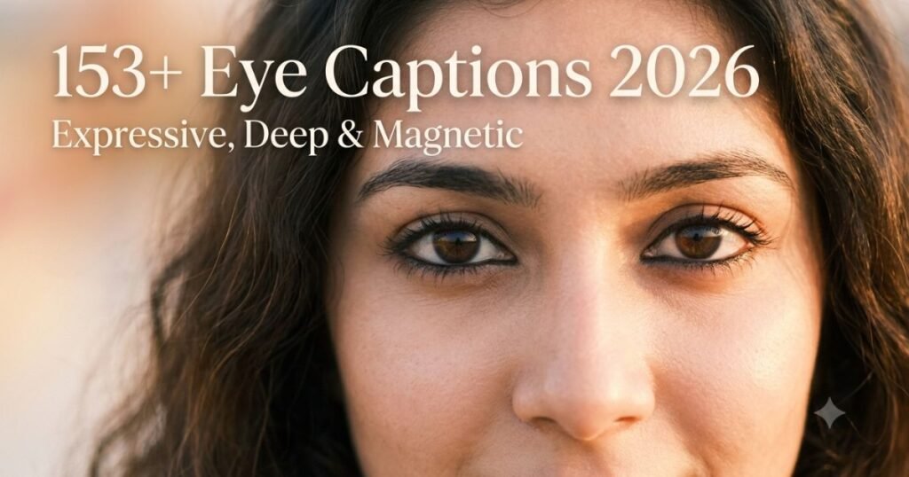 153+ Eye Captions 2026 | Expressive, Deep & Magnetic