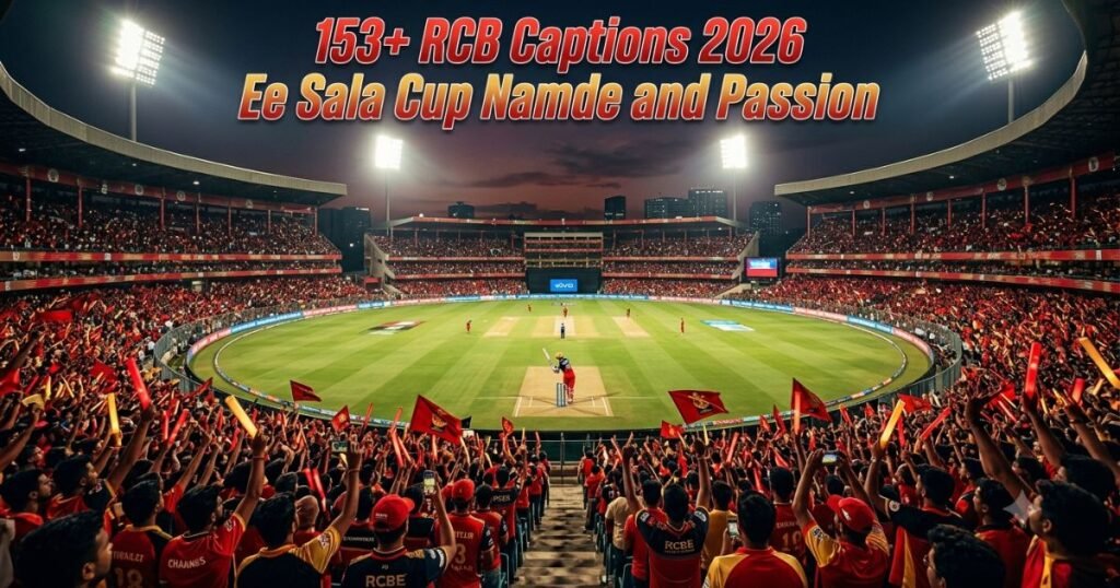 153+ RCB Captions 2026 | Ee Sala Cup Namde & Passion