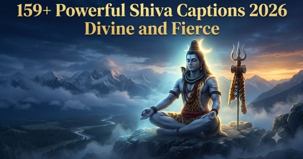 159+ Powerful Shiva Captions 2026 | Divine & Fierce