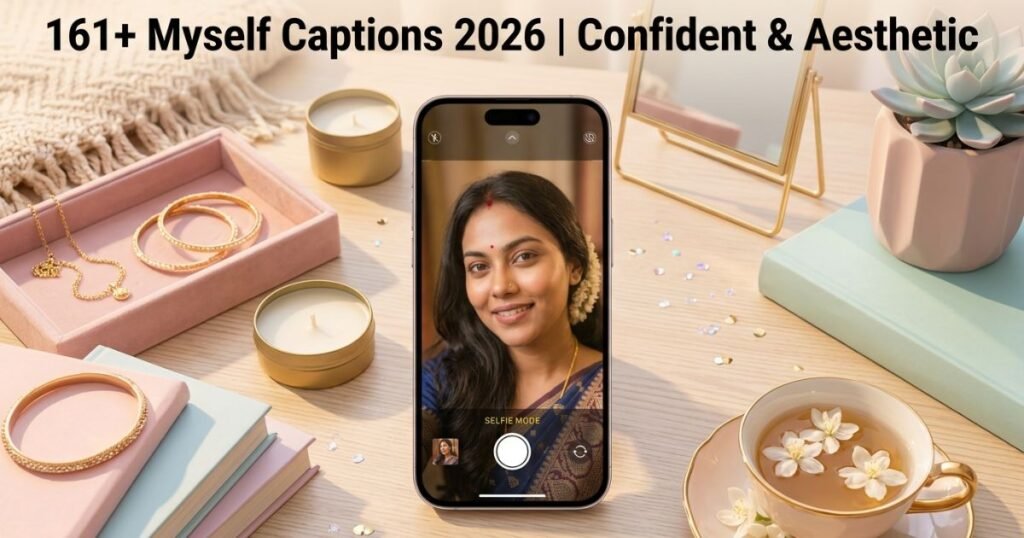 161+ Myself Captions 2026 | Confident & Aesthetic