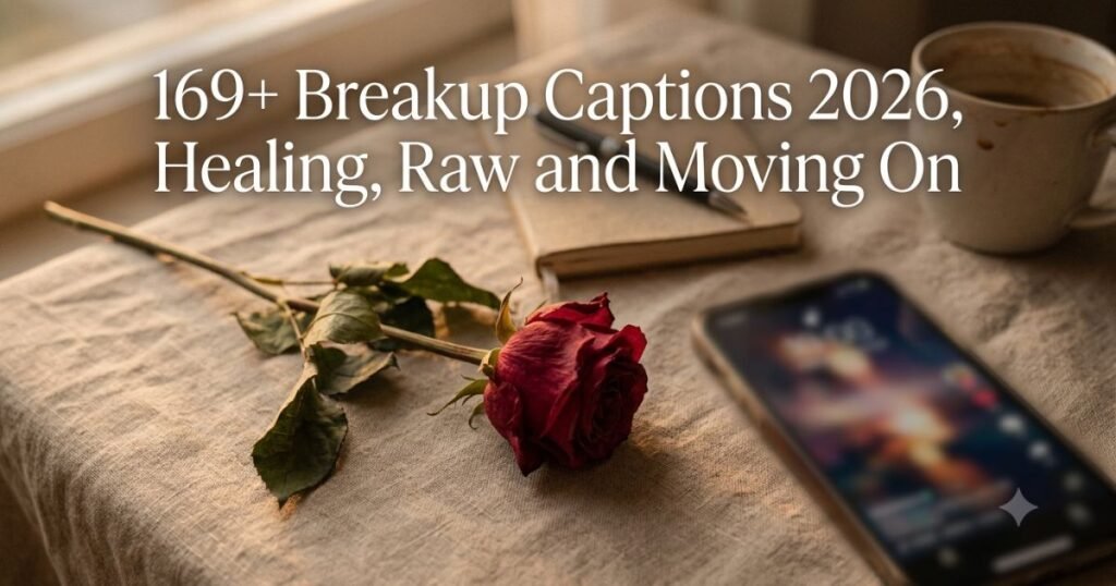169+ Breakup Captions 2026 | Healing, Raw & Moving On