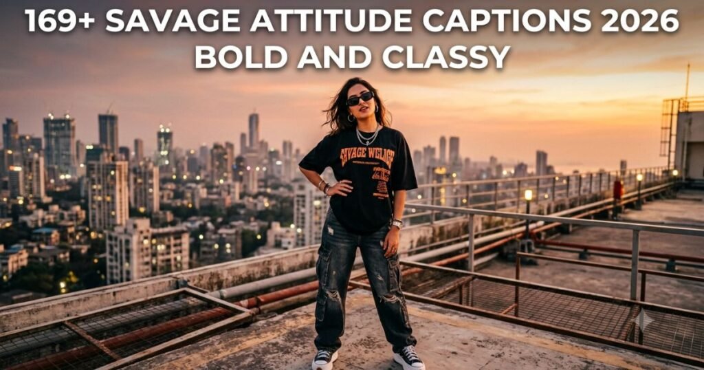 169+ Savage Attitude Captions 2026
