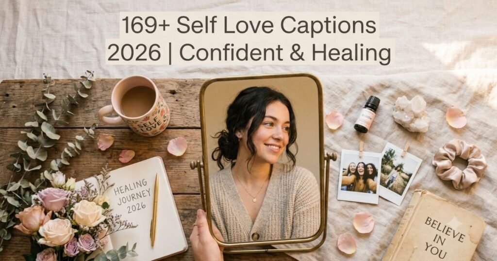 169+ Self Love Captions 2026 | Confident & Healing