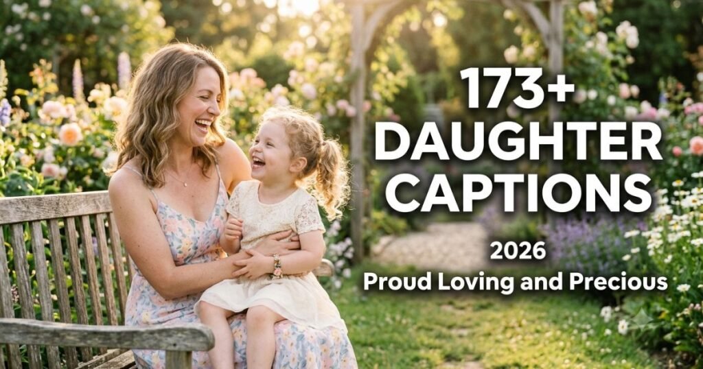 173+ Daughter Captions 2026 | Proud, Loving & Precious