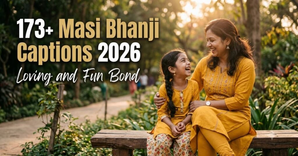 173+ Masi Bhanji Captions 2026 | Loving & Fun Bond