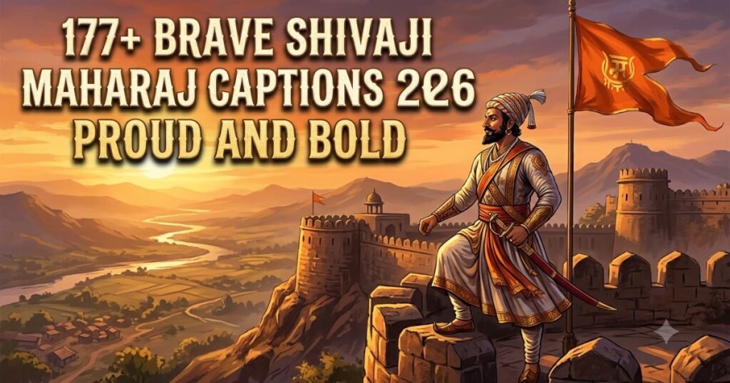 177+ Brave Shivaji Maharaj Captions 2026 | Proud & Bold