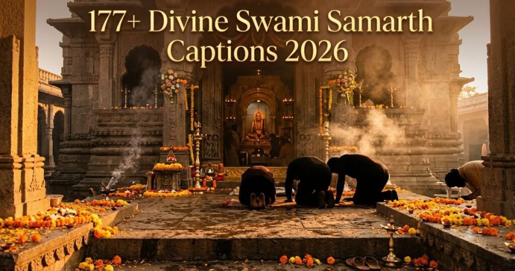 177+ Divine Swami Samarth Captions 2026 | Spiritual