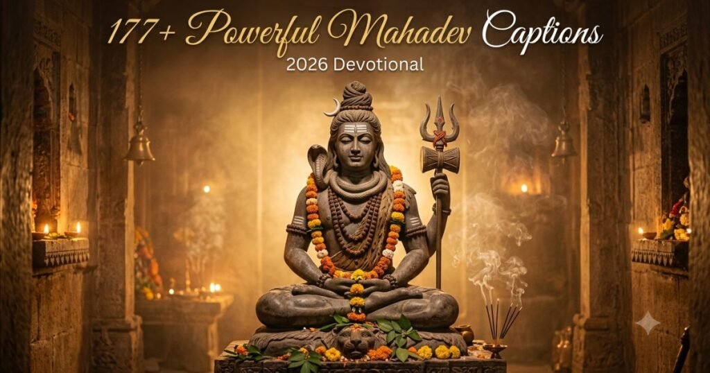 177+ Powerful Mahadev Captions 2026
