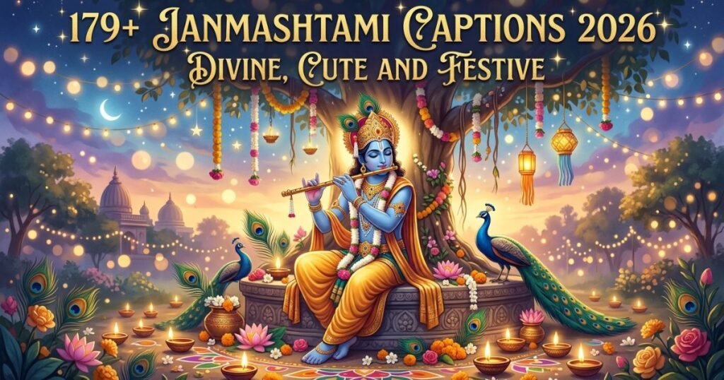 179+ Janmashtami Captions 2026