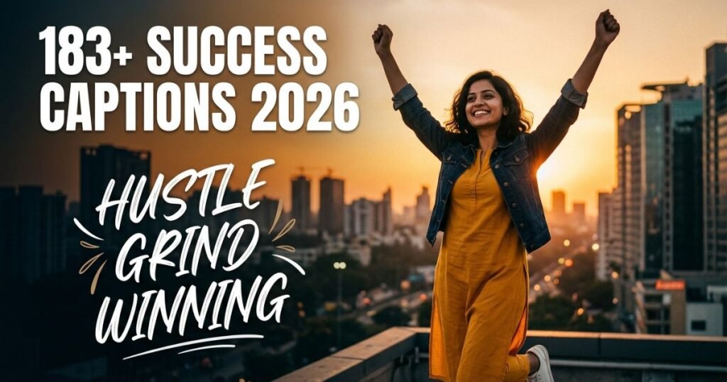 183+ Success Captions 2026