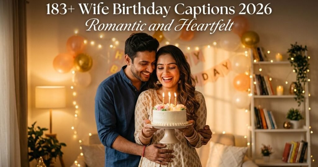 183+ Wife Birthday Captions 2026