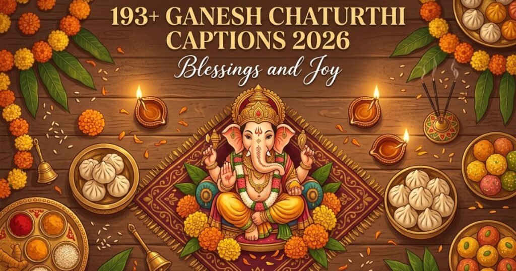 193+ Ganesh Chaturthi Captions 2026