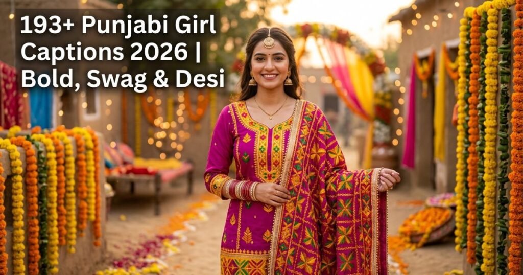 193+ Punjabi Girl Captions 2026
