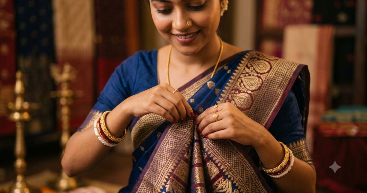 Bengali Girl Saree Captions